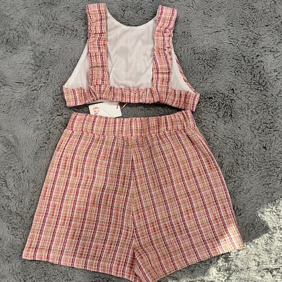 NWT pink tweed matching set - Picture 2 of 4